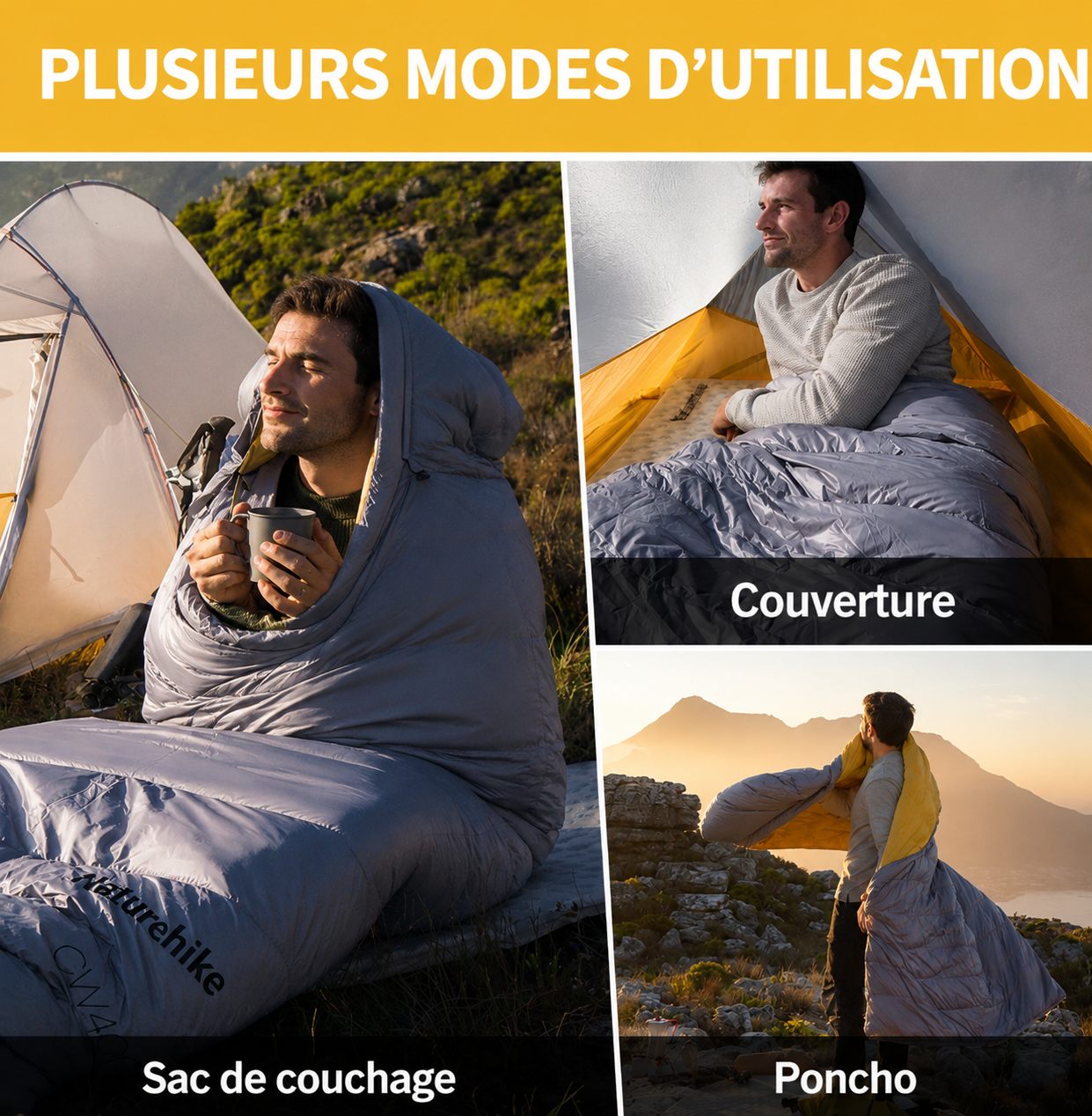 Sac De Couchage - Ultra-Léger Et Chaud En Duvet De Canard Pour Outdoor Et Bivouac - VaelDorm