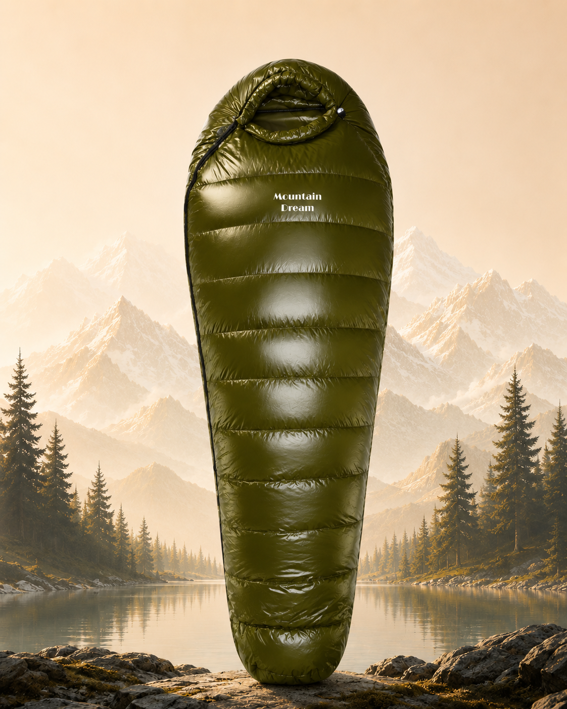Sac De Couchage - Haute Performance Grand Froid Momie en Duvet d'Oie 4 Saisons - VaelDorm