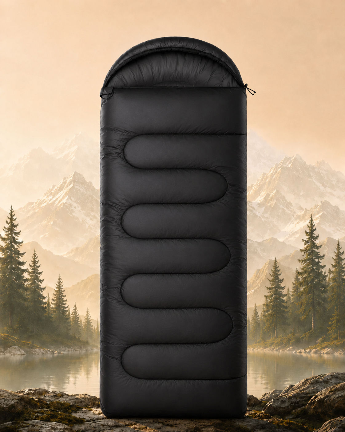 Sac De Couchage - Léger 4 Saisons Chaud pour Camping Outdoor - VaelDorm