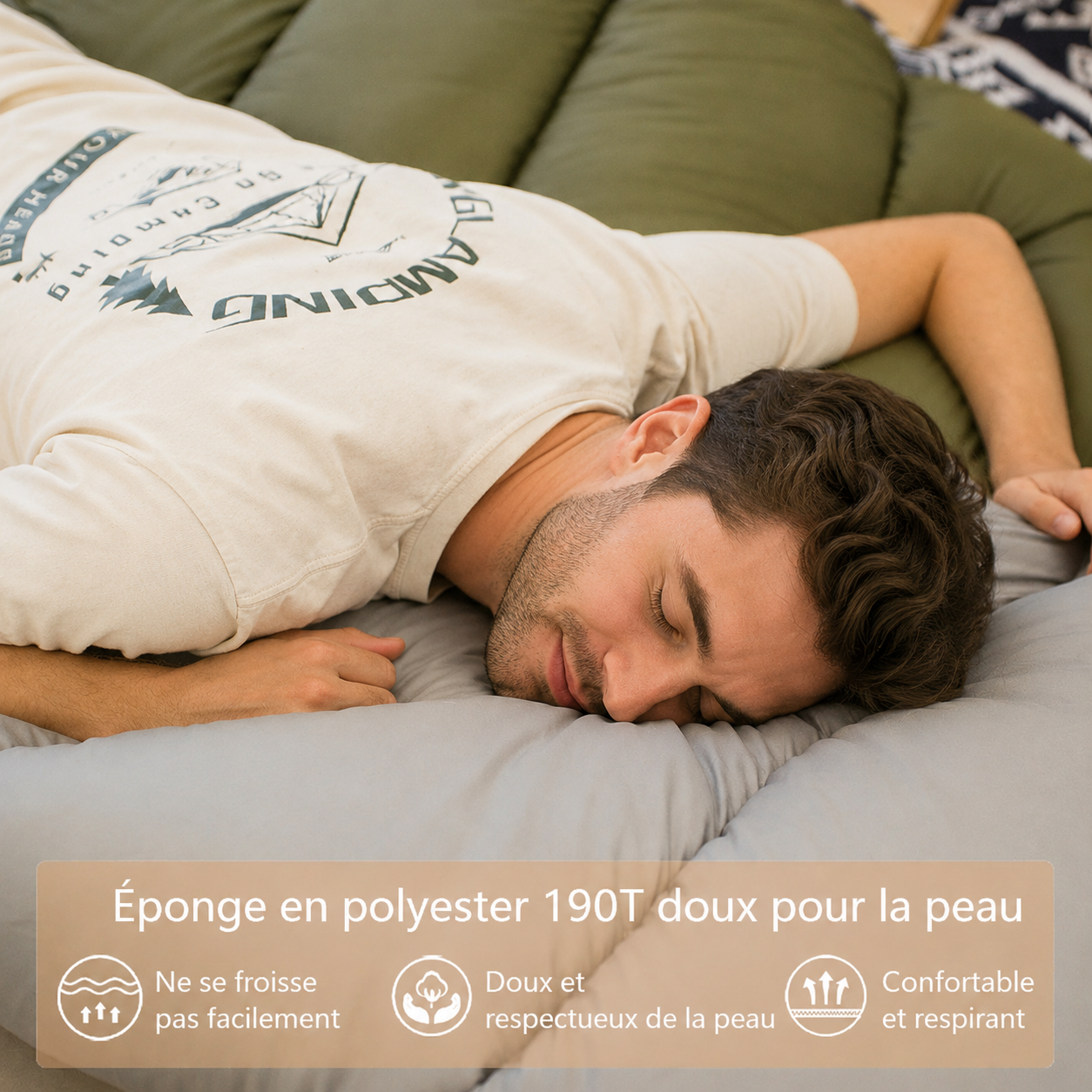 Sac De Couchage - Léger Et Chaud Pour Camping, Randonnée et Trekking Outdoor - VaelDorm