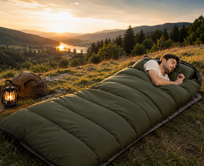 Sac De Couchage - Léger Et Chaud Pour Camping, Randonnée et Trekking Outdoor - VaelDorm
