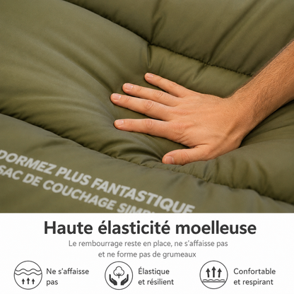 Sac De Couchage - Léger Et Chaud Pour Camping, Randonnée et Trekking Outdoor - VaelDorm