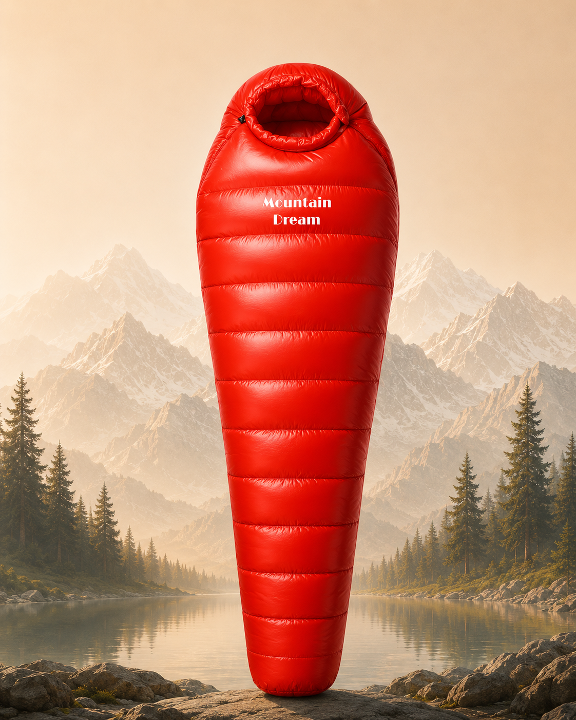 Sac De Couchage - Haute Performance Grand Froid Momie en Duvet d'Oie 4 Saisons - VaelDorm
