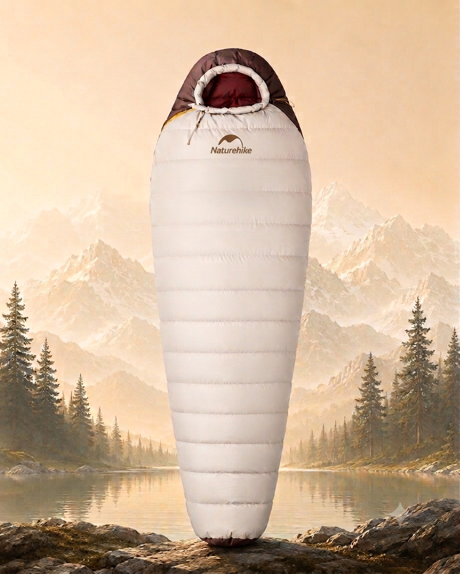 Sac De Couchage - Momie Duvet De Canard Ultra-Léger 4 Saisons pour Camping et Randonnée - VaelDorm