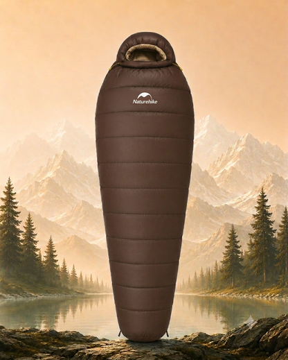 Sac De Couchage - Momie Duvet De Canard Ultra-Léger 4 Saisons pour Camping et Randonnée - VaelDorm