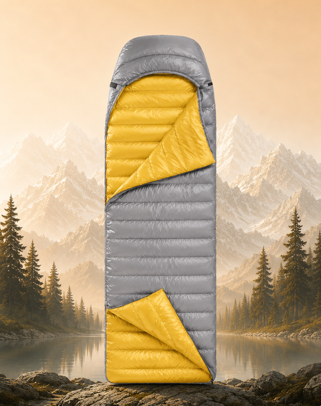 Sac De Couchage - Ultra-Léger Et Chaud En Duvet De Canard Pour Outdoor Et Bivouac - VaelDorm