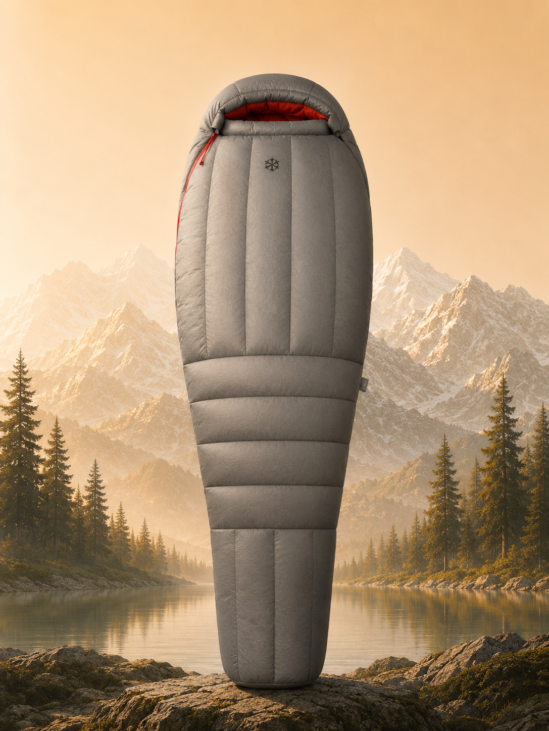 Sac De Couchage - Duvet Ultra-Léger Nylon pour Camping et Randonnée - VaelDorm