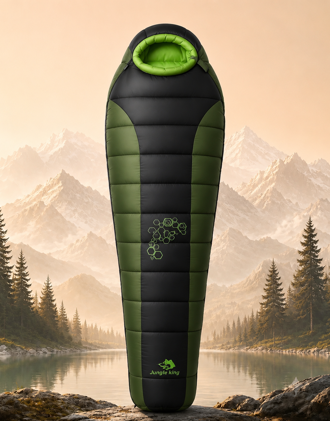 Sac De Couchage - Coton Épais 4 Niveaux d’Isolation Pour Camping Hiver - VaelDorm