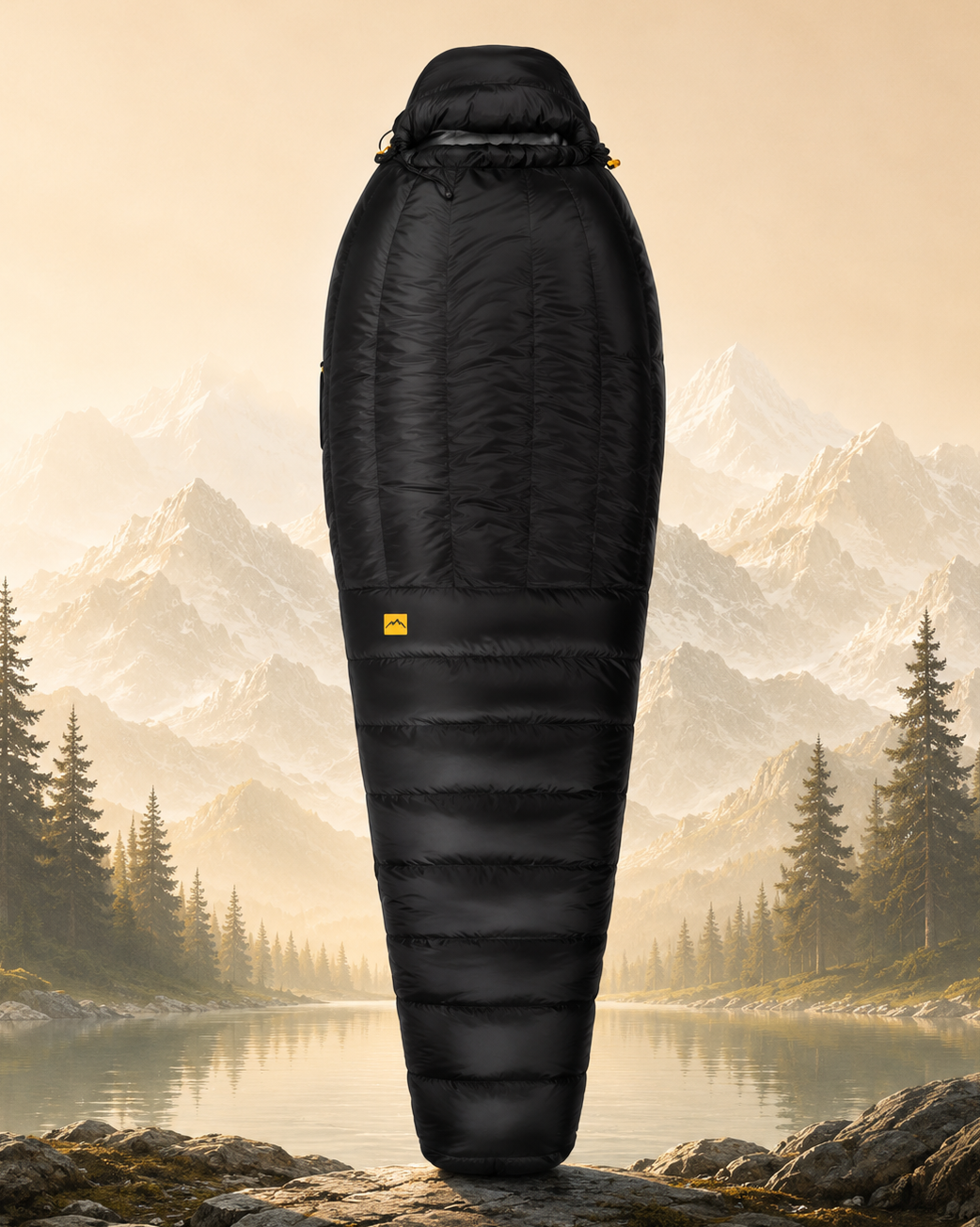 Extreme Cold Sleeping Bag - High-Performance Ultra-Light Down Mummy Bag for Hiking and Trekking - VaelDorm