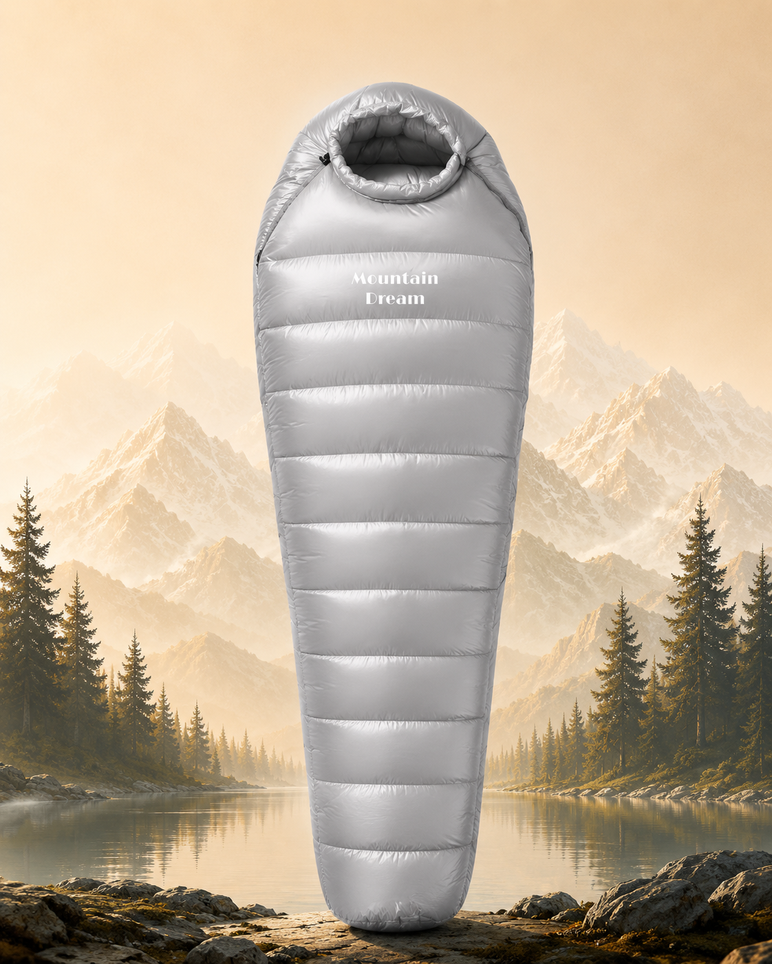 Sac De Couchage - Haute Performance Grand Froid Momie en Duvet d'Oie 4 Saisons - VaelDorm