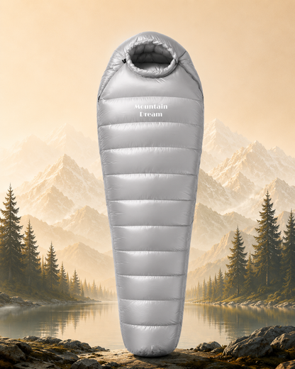 Sac De Couchage - Haute Performance Grand Froid Momie en Duvet d'Oie 4 Saisons - VaelDorm