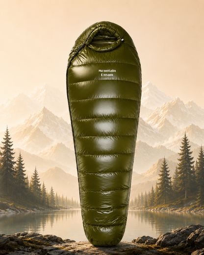 Sac De Couchage - Haute Performance Grand Froid Momie en Duvet d'Oie 4 Saisons - VaelDorm