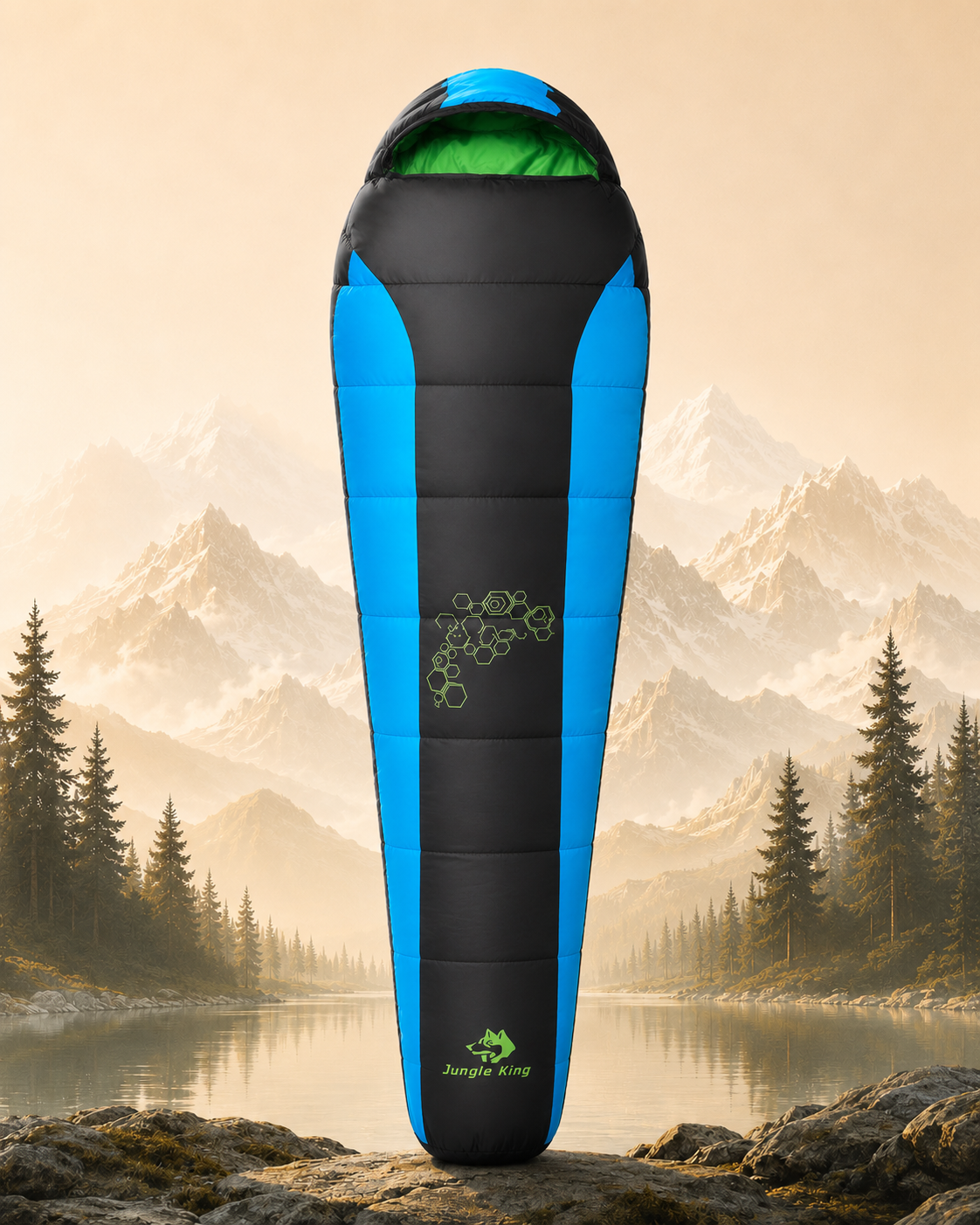 Sac De Couchage - Coton Épais 4 Niveaux d’Isolation Pour Camping Hiver - VaelDorm